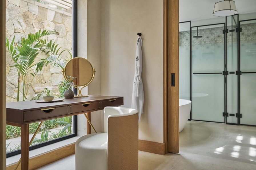 Luxury Cabo Del Sol casita bathroom interior