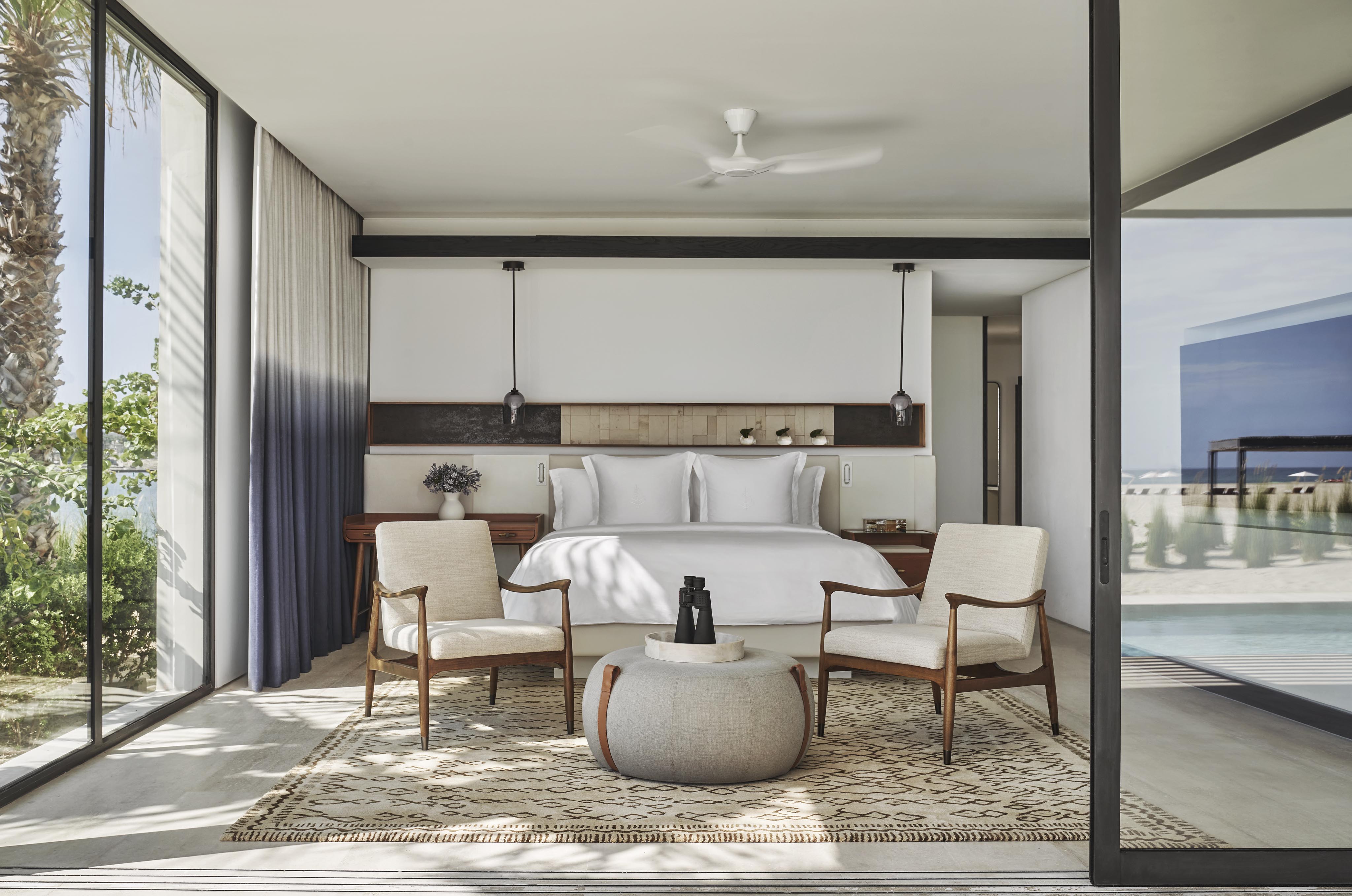 Costa Palmas open air luxury casita with natural tones