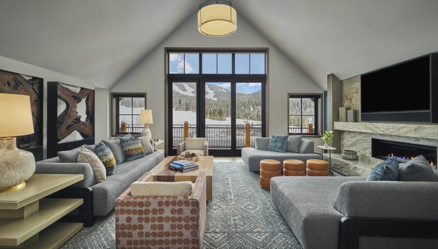 Big Sky ski resort luxury suite mountain views